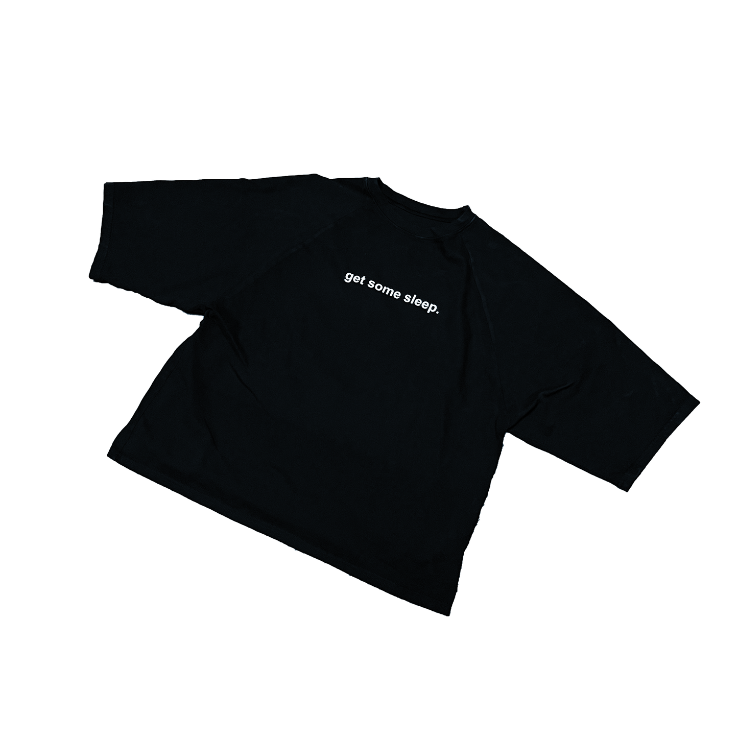 Have You Ever? - Black Raglan Boxy Tee Shirt