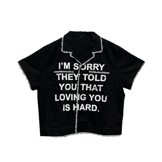 Loving You Is Hard - Frilled Button Up