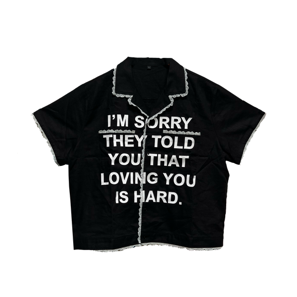 Loving You Is Hard - Frilled Button Up [PRE-ORDER]