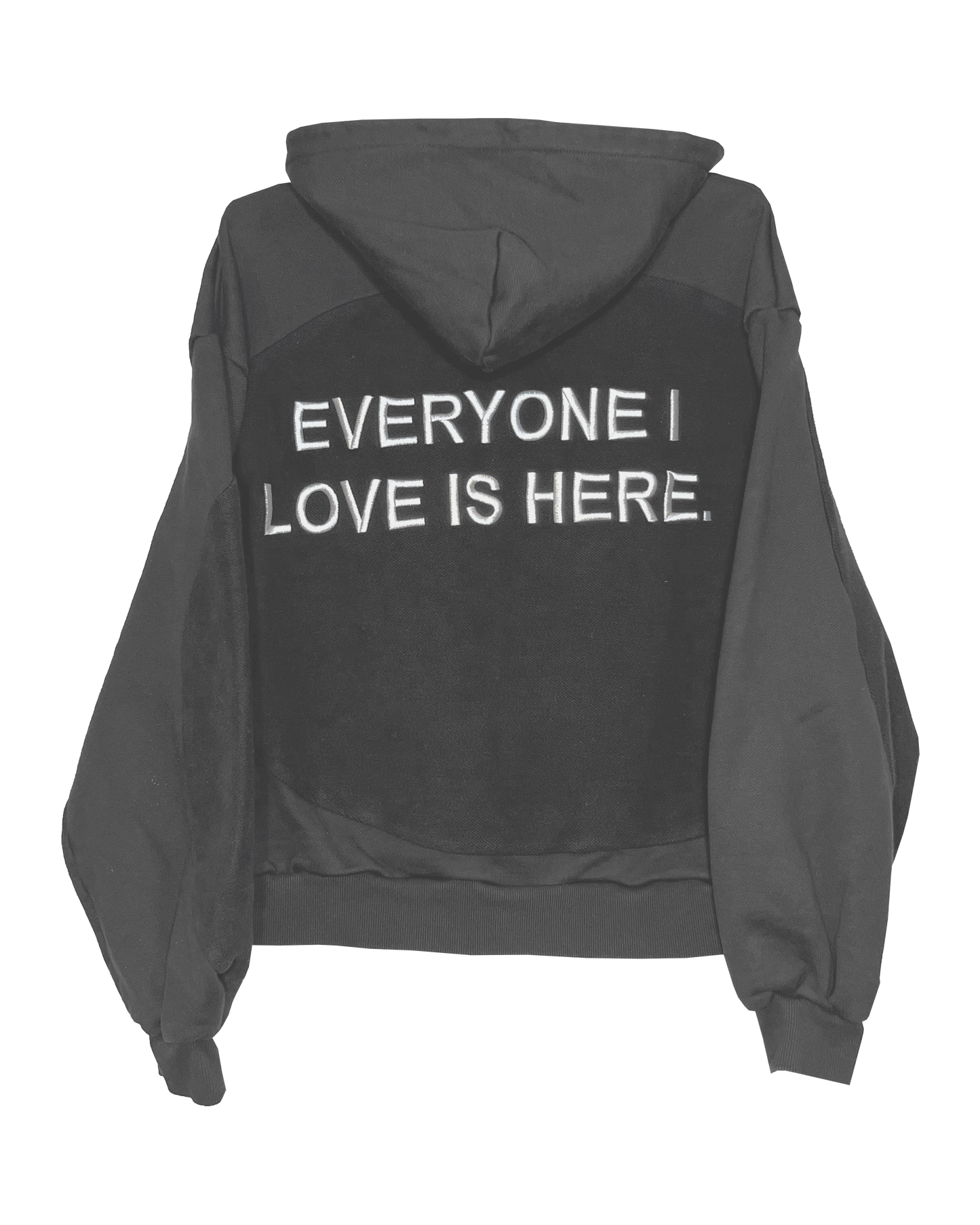 Everyone I Love Is Here - Iron Celestial Cut Hoodie [PRE-ORDER]