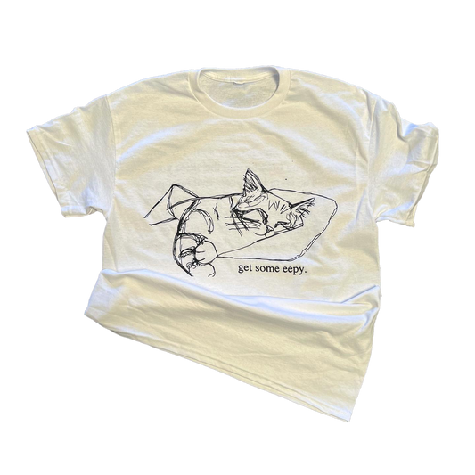 Get Some Eepy - White Regular Fit Shirt