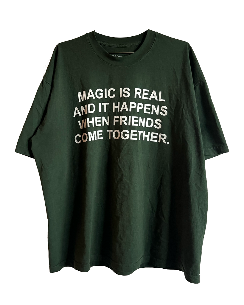 Magic Is Real -  Ivy Green Regular Fit Shirt
