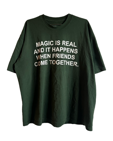 Magic Is Real -  Ivy Green Regular Fit Shirt