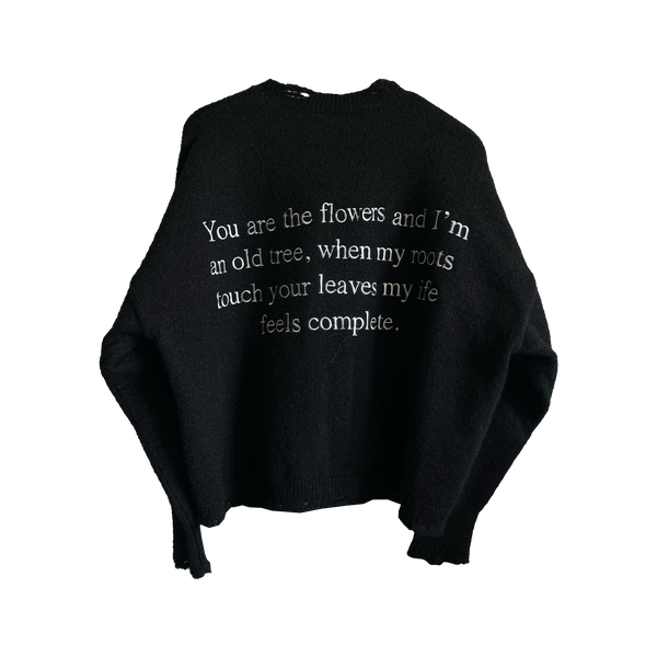 You Are The Flowers - Soft Knit Sweater