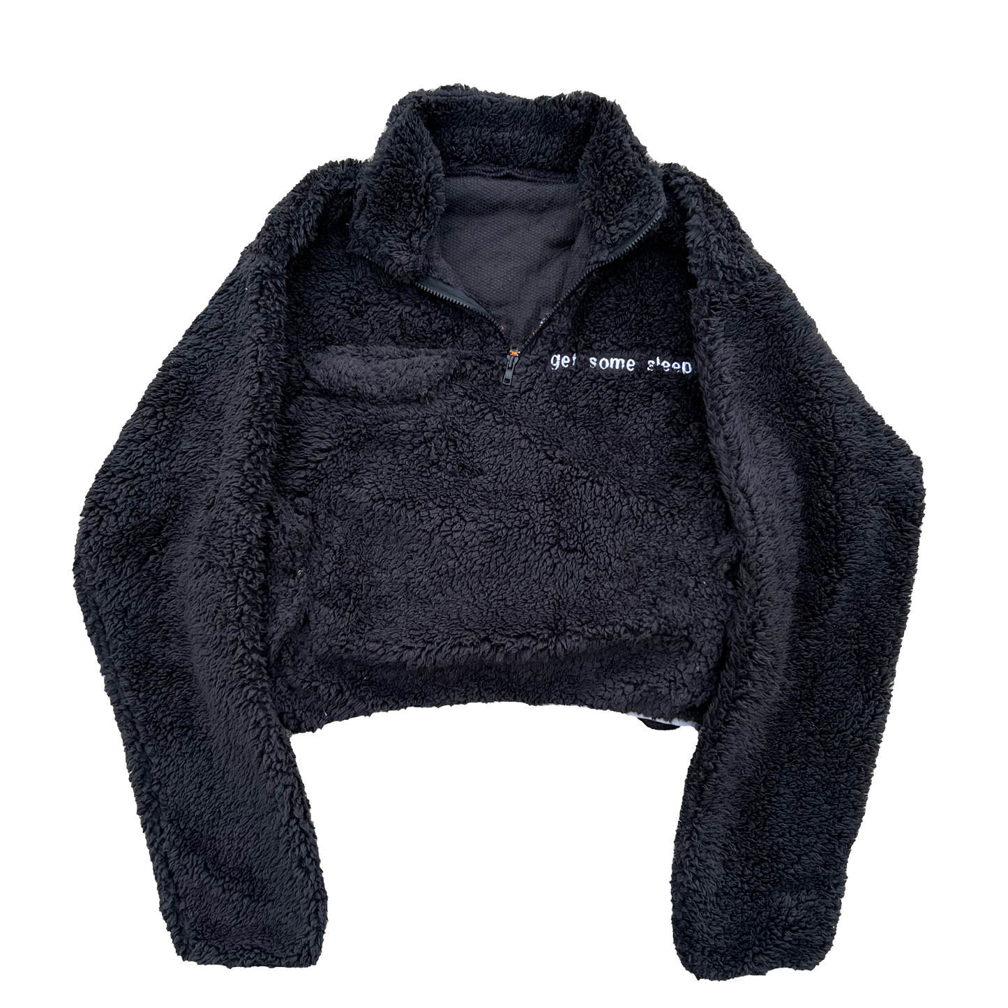 It Won't Be - Black Sherpy 1/4 Zip Pullover