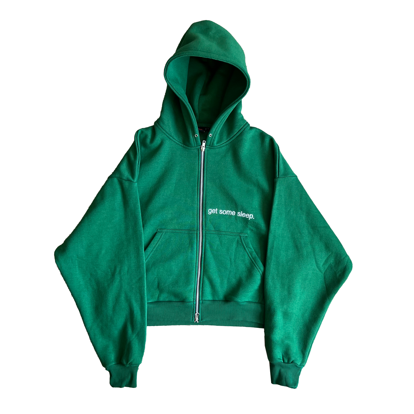 This World Is Better With You - Green Embroidered Zippy