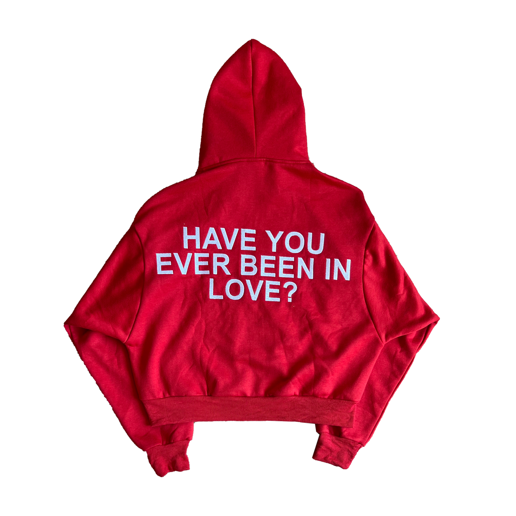 Have You Ever Been In Love? - Red Embroidered Zippy