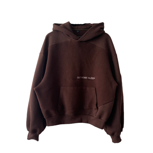 Celestial Cut Hoodie - Brown Blank