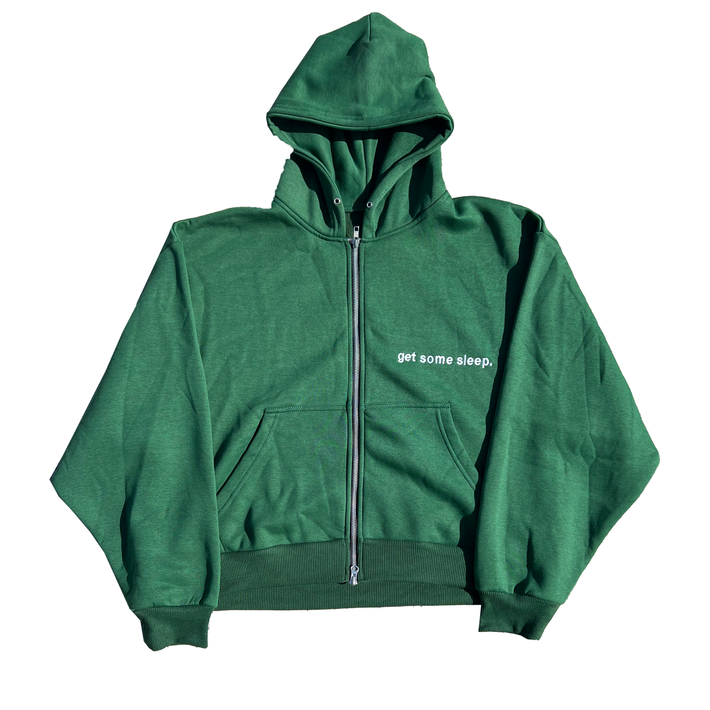 This World Is Better With You - Green Zippy Hoodie