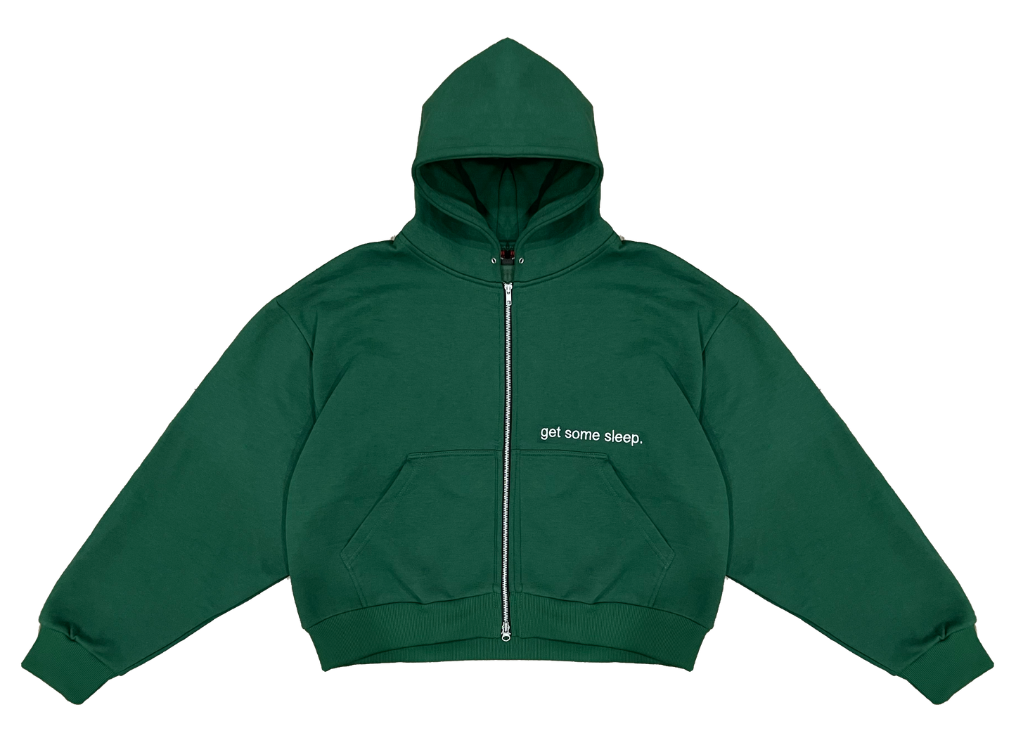 Everyone I Love Is Here - Green Embroidered Zippy