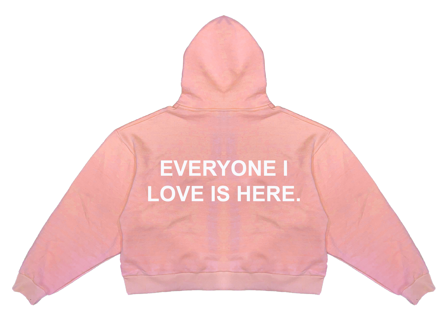 Everyone I Love Is Here - Embroidered Pink Zippy