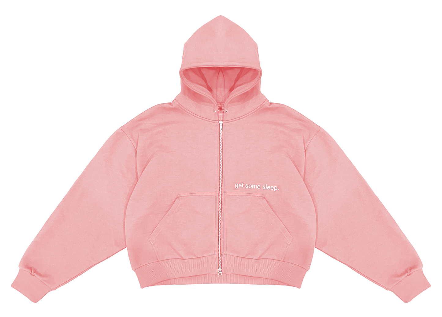 Everyone I Love Is Here - Embroidered Pink Zippy