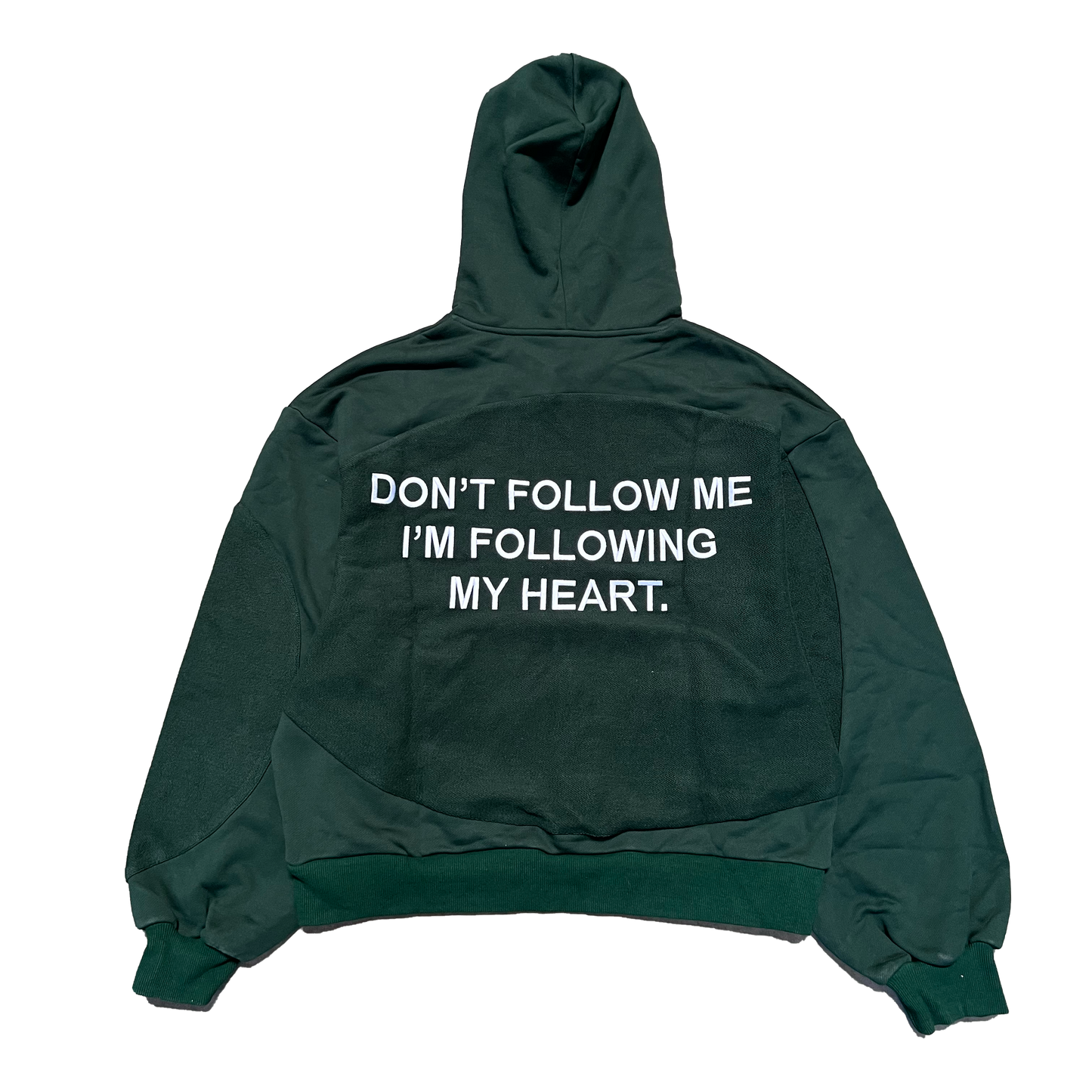 Don't Follow Me - Alpine Green Celestial Cut Hoodie