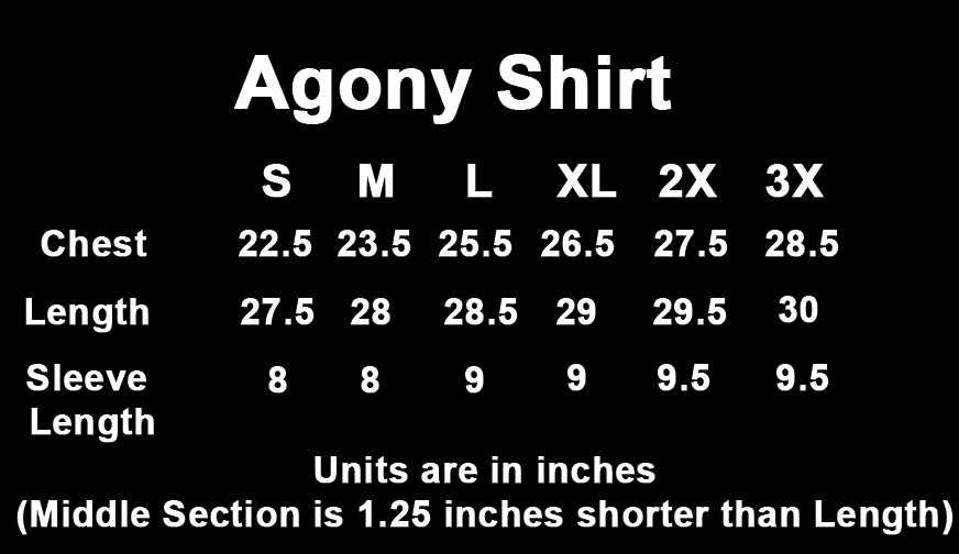 Mid Split Pocket Tee - Agony