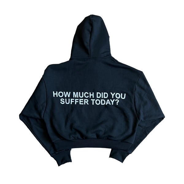 How Much Did You Suffer?  - Embroidered Heavy Pullover [DETHBEACH X GSS]