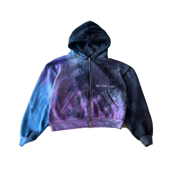 How Do All The Pretty Things Make You Feel? - Hand Dyed Zippy Hoodie