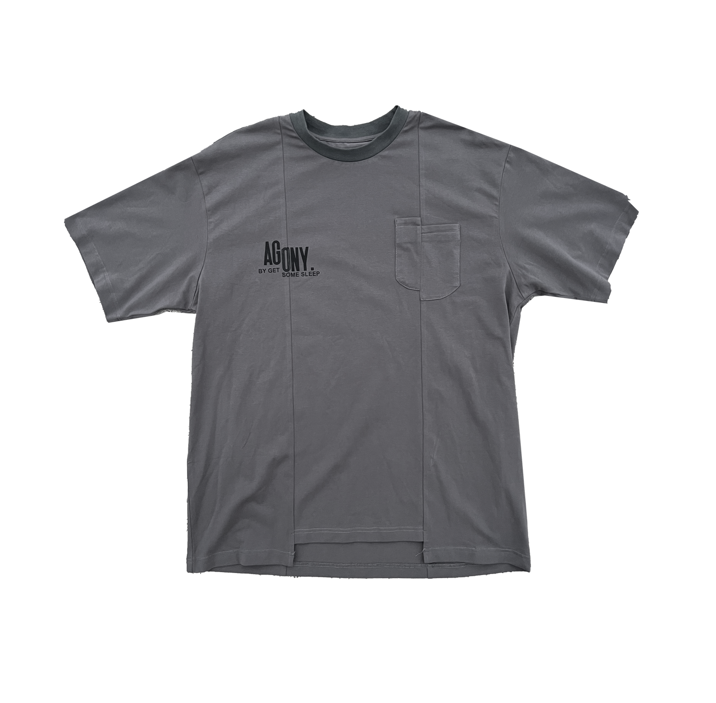 Mid Split Pocket Tee - Agony