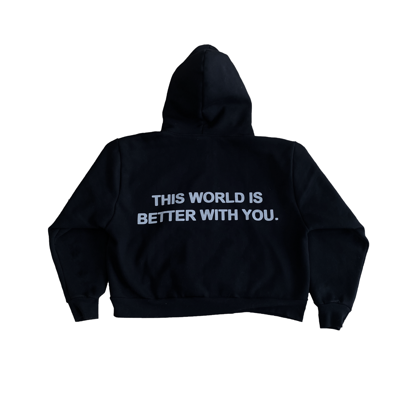 This World Is Better With You - Zippy Hoodie (Lighter Weight)