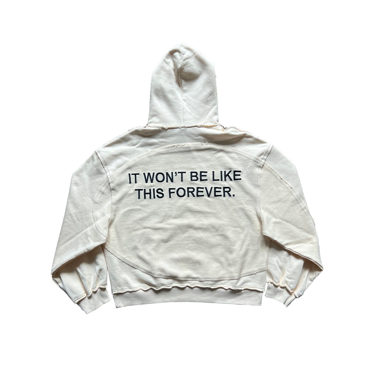 It Won't Be - Cream Celestial Cut Hoodie