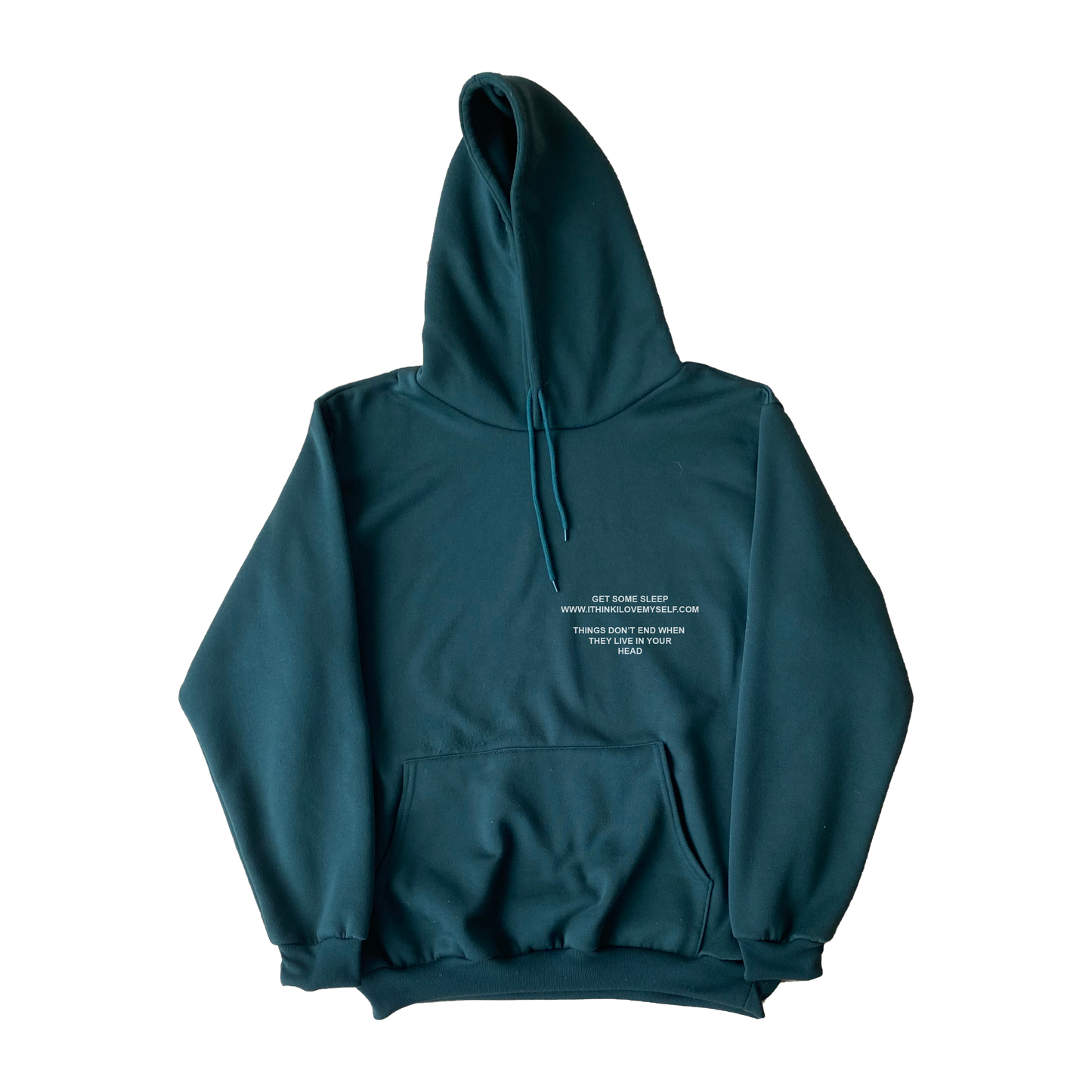 It Won't Be Like This Forever - Printed Green Hoodie