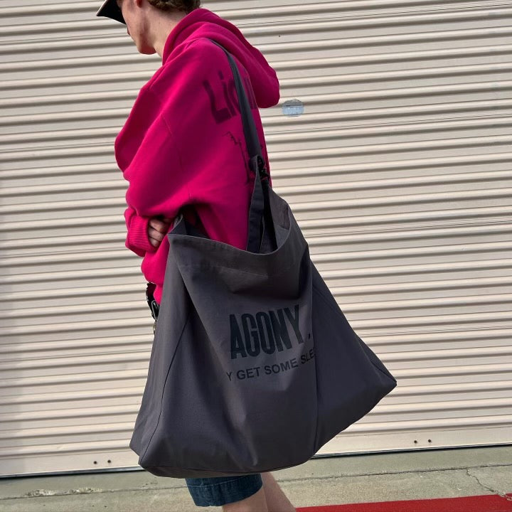 Jumbo Trapezoid Tote - Agony