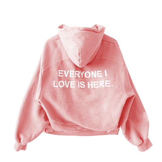 Celestial Cut Hoodie - Pink