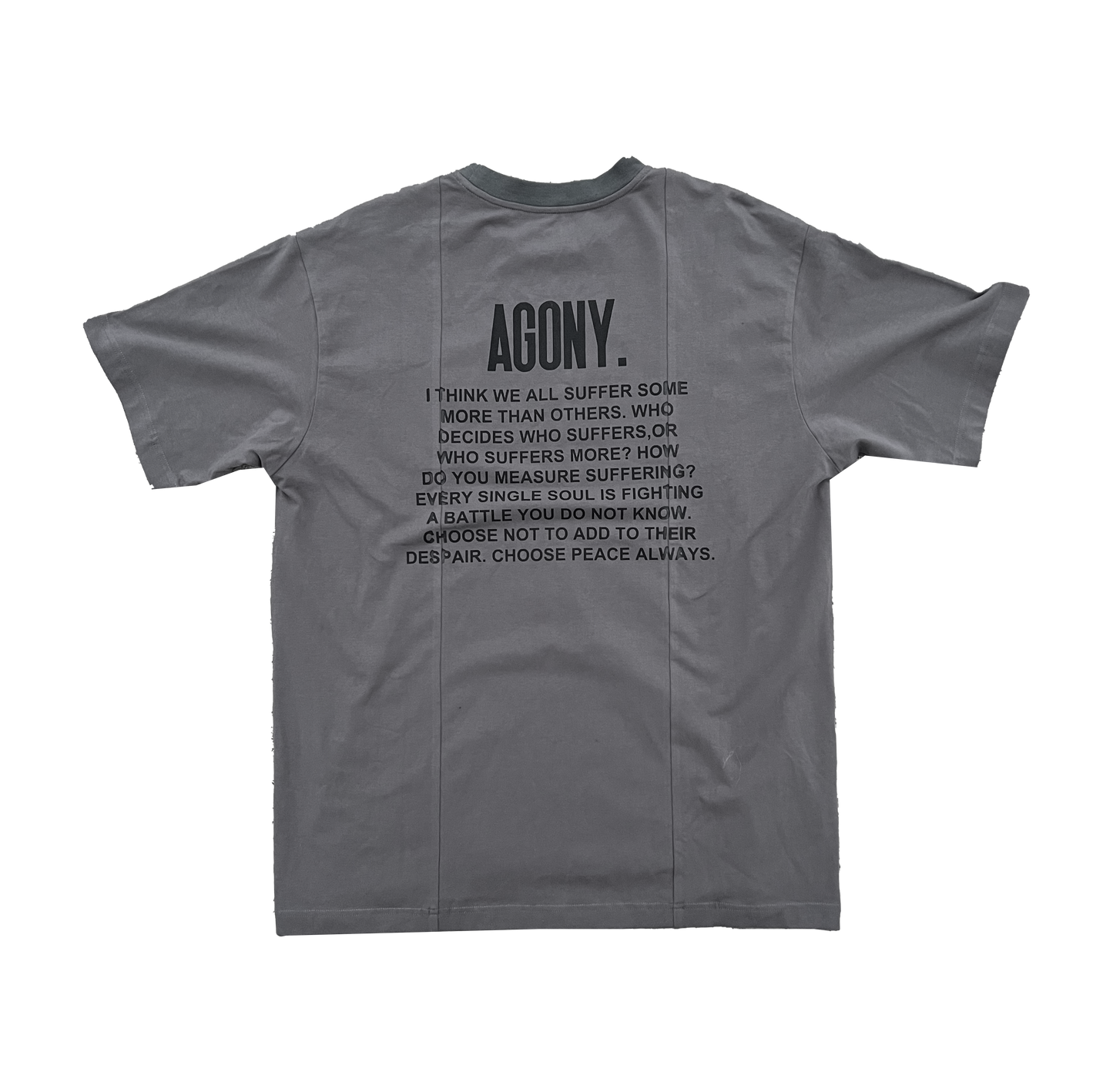 Mid Split Pocket Tee - Agony